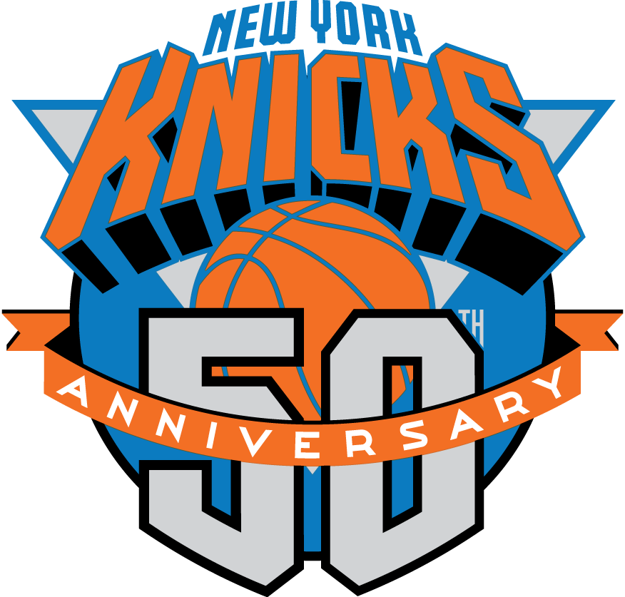 New York Knicks 1996-1997 Anniversary Logo iron on paper